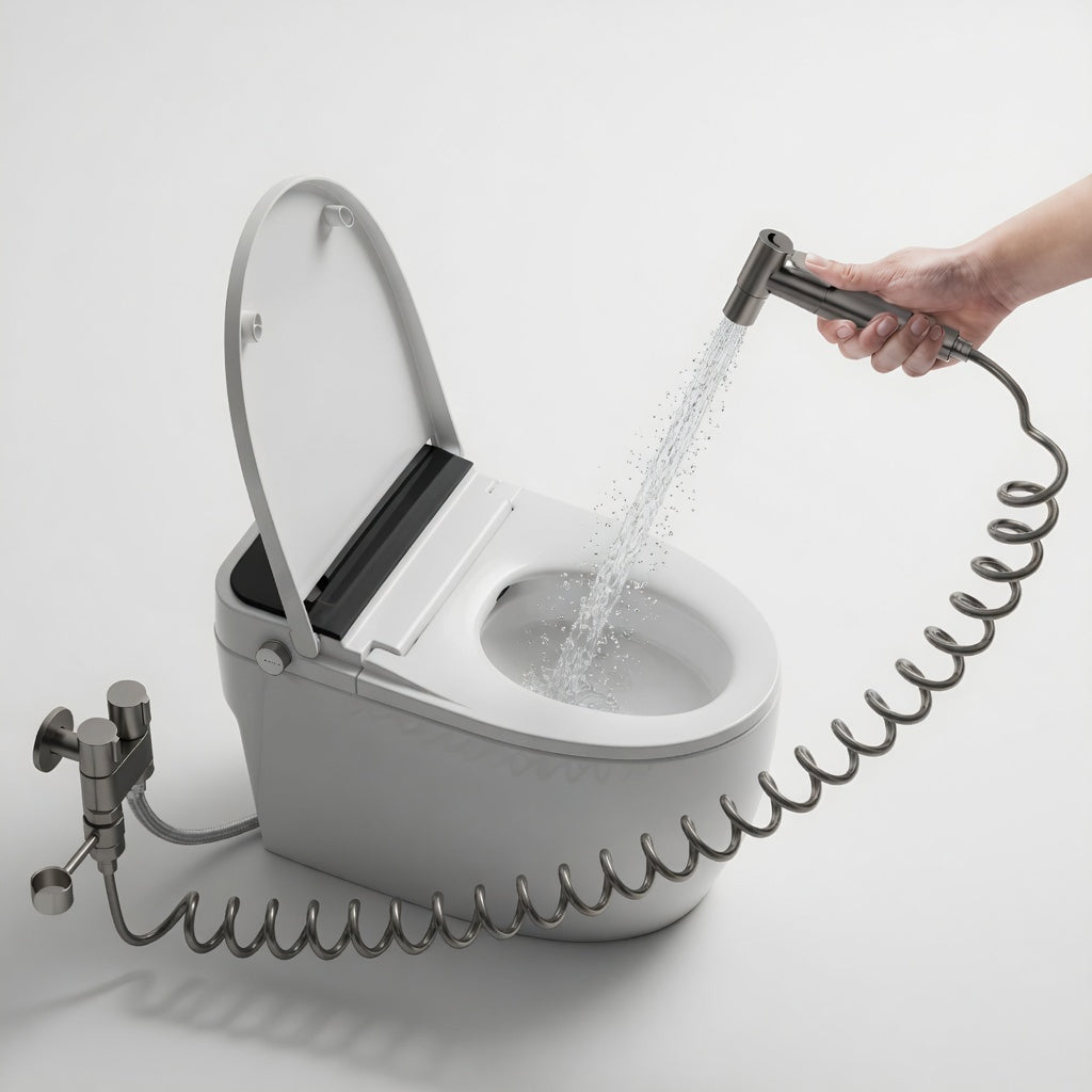 Double Control Toilet Bidet Sprayer Handheld