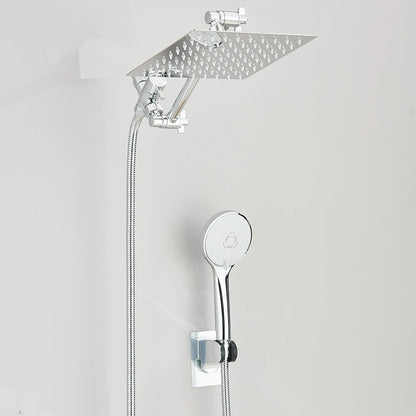 8-12 Inch High Pressure Rainfall Shower Head Combo with Handheld Spray