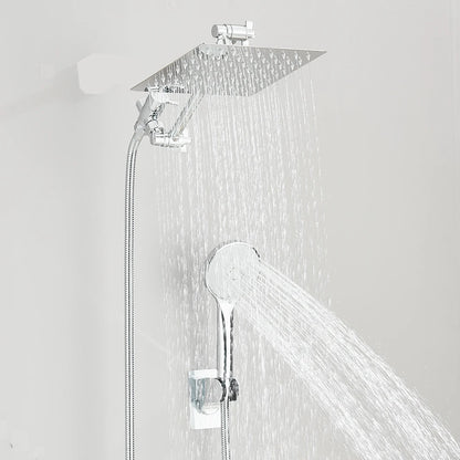 8-12 Inch High Pressure Rainfall Shower Head Combo with Handheld Spray