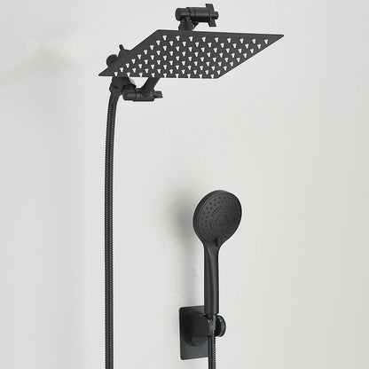 8-12 Inch High Pressure Rainfall Shower Head Combo with Handheld Spray
