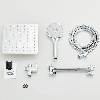 8-12 Inch High Pressure Rainfall Shower Head Combo with Handheld Spray